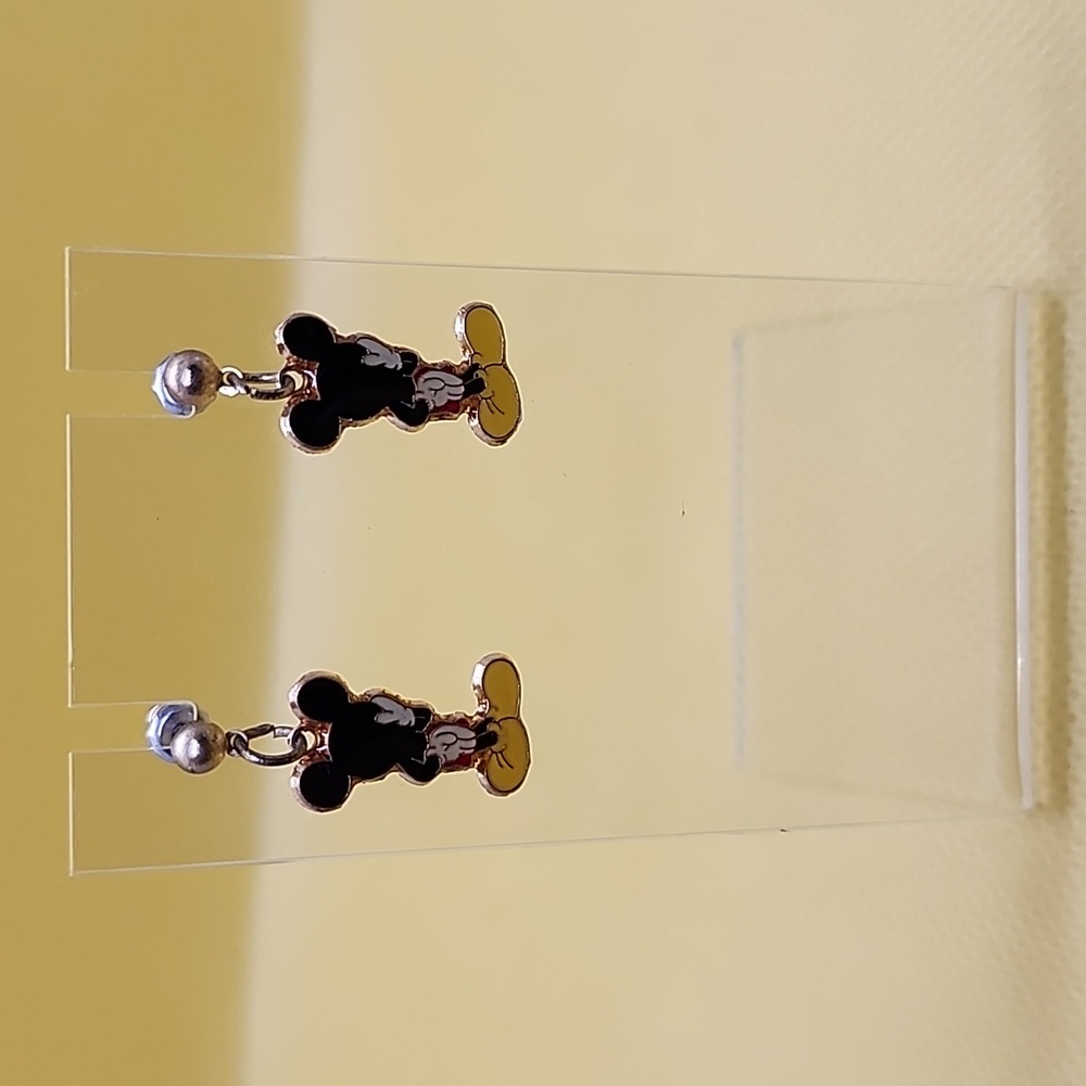 Vintage Mickey mouse disney earrings